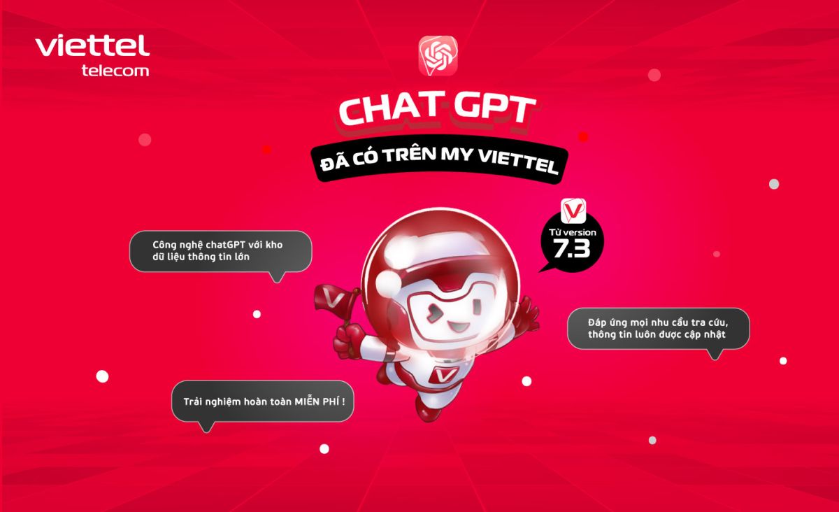 CHAT GPT HOÀN TOÀN MIỄN PHÍ VỚI MY VIETTEL VERSION 7.3